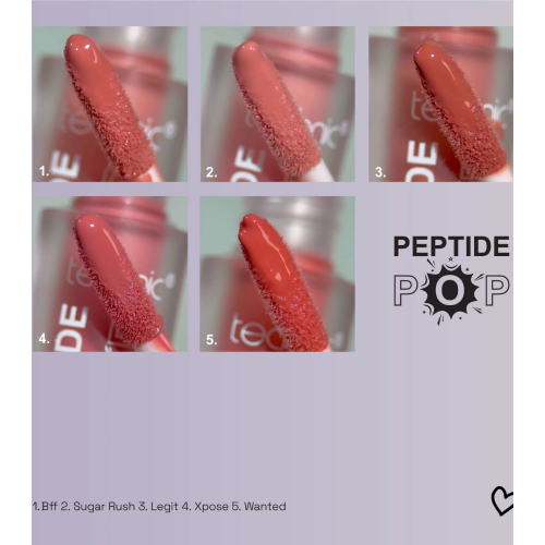 Technic Cosmetics - Brilho labial Peptide Pop - Peptide Pop