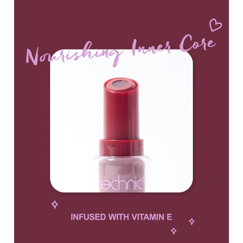 Technic Cosmetics - *Cherry Chocolate* - Bálsamo labial com cor - Cherry Crush
