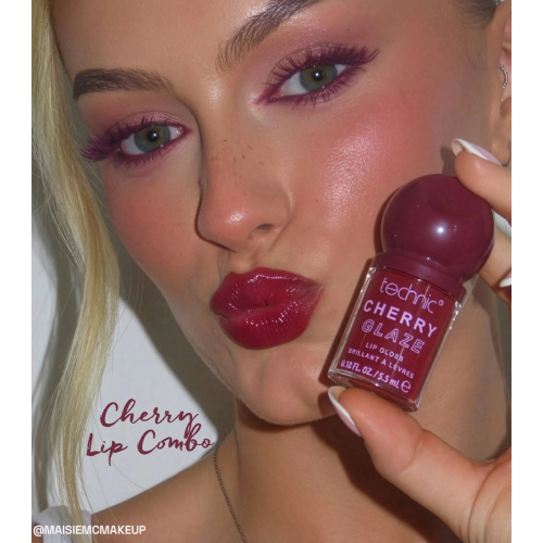 Technic Cosmetics - *Cherry Chocolate* - Brilho labial - Cherry Glaze