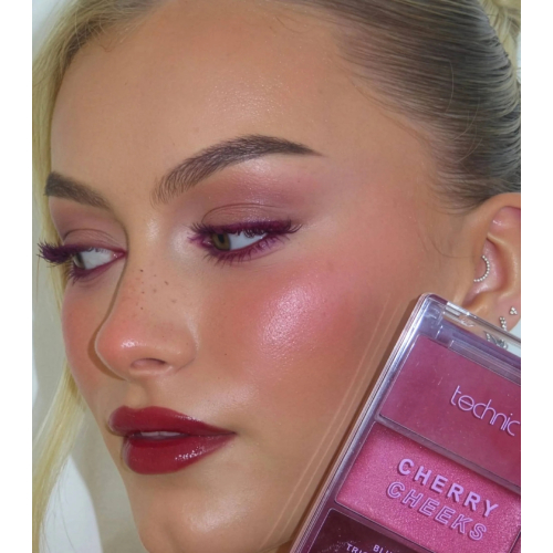 Technic Cosmetics - *Cherry Chocolate* - Paleta de coloretes Cherry Cheeks