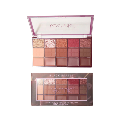 Technic Cosmetics - *Cherry Chocolate* - Paleta de sombras de olhos - Black Forest