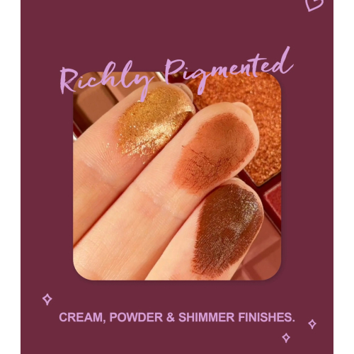 Technic Cosmetics - *Cherry Chocolate* - Paleta de sombras de olhos - Black Forest