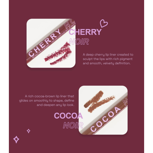 Technic Cosmetics - *Cherry Chocolate* - Perfilador de lábios - Cherry Noir