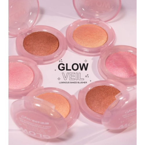 Technic Cosmetics - Blush em pó Glow Veil - Glee