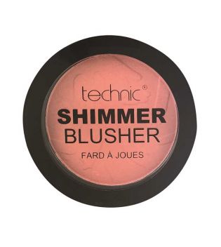 Technic Cosmetics - Blush Shimmer Blusher - Coral Bay