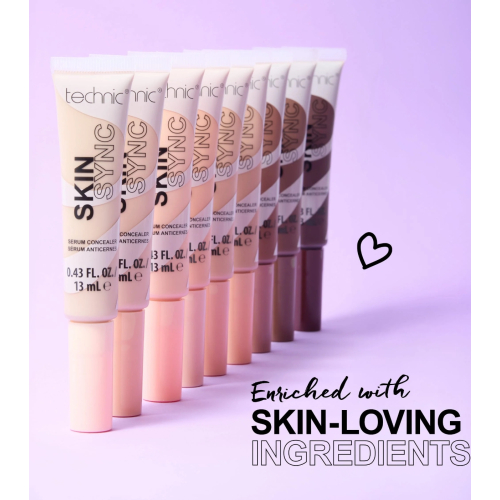 Technic Cosmetics - Corretivo com textura de sérum Skin Sync - Honey