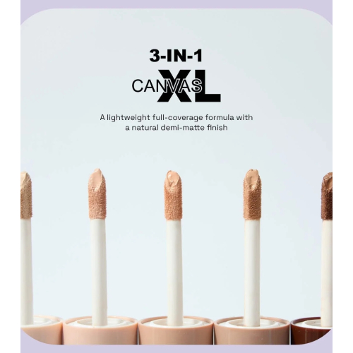 Technic Cosmetics - Corretivo líquido 3-IN-1 Canvas XL -  Chestnut
