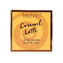 Technic Cosmetics - Dupla de protetor labial e esfoliante - Caramel Latte