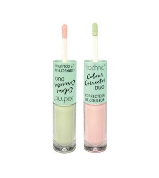 Technic Cosmetics - Concealer Duo Colour Corrector - Green/Pink