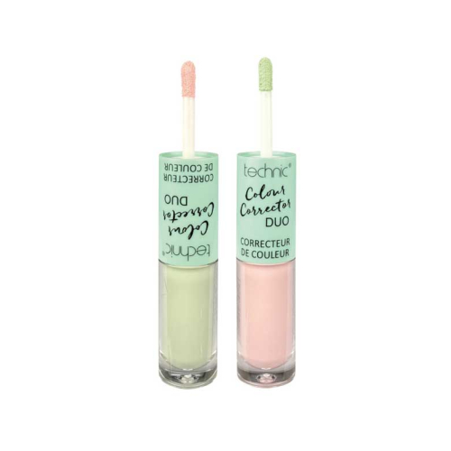 Technic Cosmetics - Concealer Duo Colour Corrector - Green/Pink