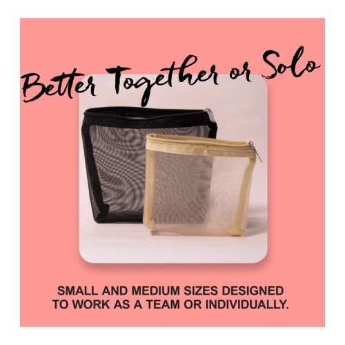 Technic Cosmetics - Duo de Bolsas de Maquiagem Pack it Up!