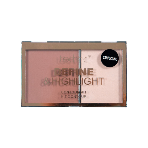 Technic Cosmetics - Kit de contorno Define & Highlight - Capuccino