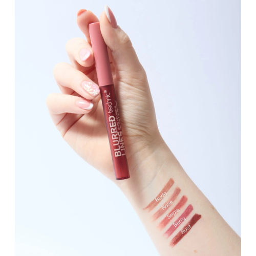 Technic Cosmetics - Batom Blurred Line Matte - Berry
