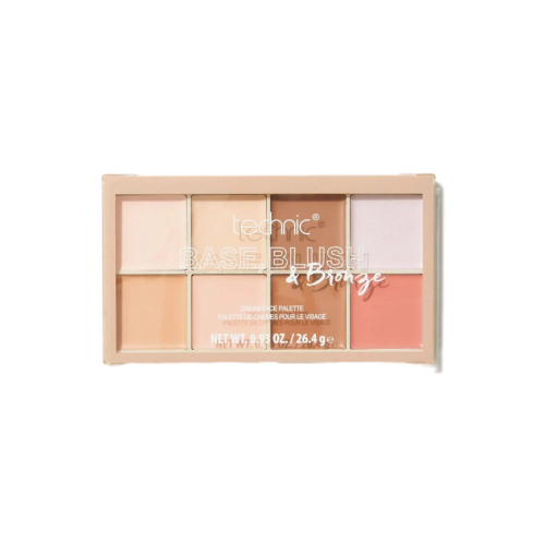 Technic Cosmetics - Paleta de cremes para o rosto, base, blush e bronzer - Light