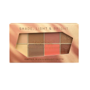Technic Cosmetics - Paleta de rosto Shade, Light & Bright