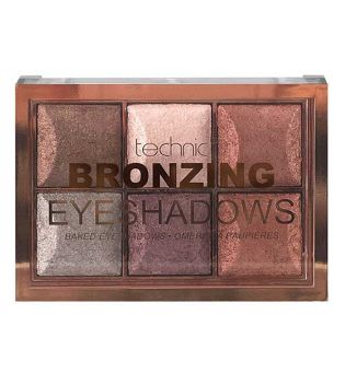 Technic Cosmetics -  Paleta da sombra Cozidas Bronzing - 02: Bronze