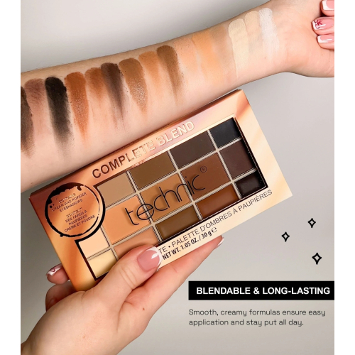 Technic Cosmetics - Paleta de Sombras Complete Blend