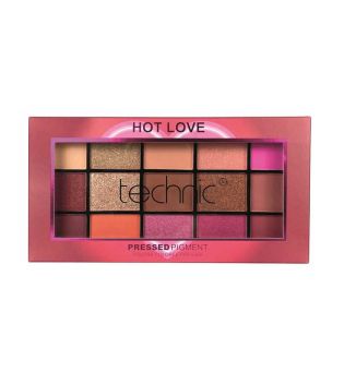Technic Cosmetics - Paleta de sombras de olhos Pressed Pigment - Hot Love