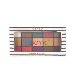 Technic Cosmetics - Paleta de sombras de olhos Pressed Pigment - Vacay