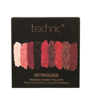 Technic Cosmetics - Paleta de sombras de olhos Pressed Pigments - Intrigued