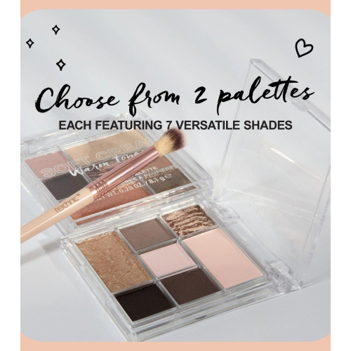 Technic Cosmetics - Paleta de sombras Soft Cream - Warm Tones