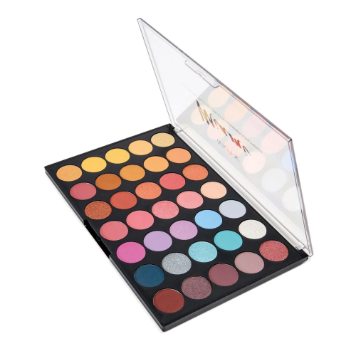 Technic Cosmetics - Paleta de sombras + trio de pincéis Miami Palette & Brush Set