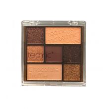 Technic Cosmetics - Paleta de sombras e pigmentos prensados - Chocolate Truffle