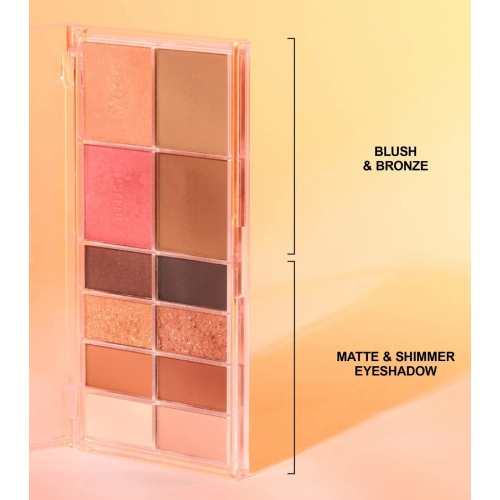 Technic Cosmetics - Paleta de sombras e rosto All in One