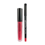 Technic Cosmetics - Lipliner + Batom Líquido Velvet Lip Kit - Little Fuchsia