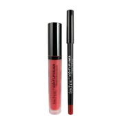 Technic Cosmetics - Lipliner + Batom Líquido Velvet Lip Kit - Vintage Red