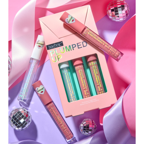 Technic Cosmetics - Conjunto de brilhos labiais Plumped Up