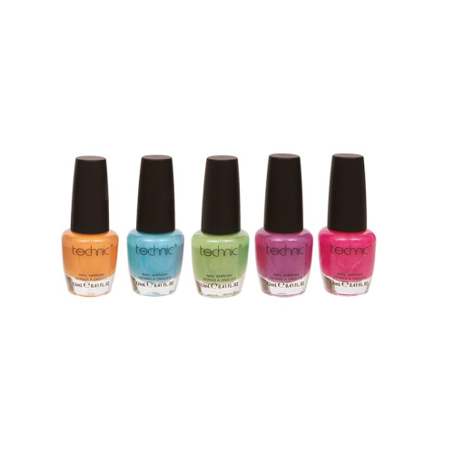 Technic Cosmetics - Conjunto de esmaltes brilhantes