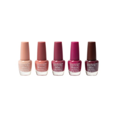 Technic Cosmetics - Conjunto de vernizes de unhas Perfect Pinks