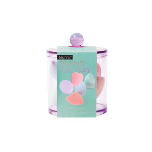 Technic Cosmetics - Conjunto de esponjas de maquilhagem Blend the Day