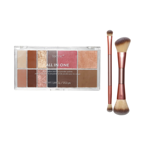 Technic Cosmetics - Conjunto de maquilhagem All in One Palette & Brushes