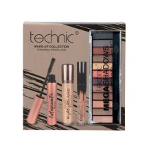 Technic Cosmetics - Conjunto de maquiagem Raspberry Ripple Mix