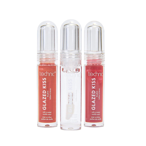 Technic - Trio de Brilho Labial Glazed Kiss