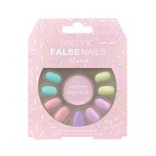 Technic Cosmetics - Unhas postiças False Nails Almond - Pretty Pastels