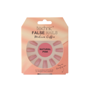 Technic Cosmetics - Unhas Postiças False Nails Medium Coffin - Natural Pink