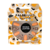 Technic Cosmetics - Unhas Falsas False Nails Squareletto - Orange Leopard
