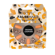 Technic Cosmetics - Unhas Falsas False Nails Squareletto - Orange Leopard
