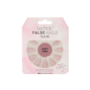 Technic Cosmetics - Unhas Postiças False Nails Stiletto - Soft Pink