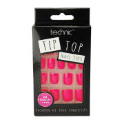 Technic Cosmetics - Unhas postiças Tip Top - Bright Pink