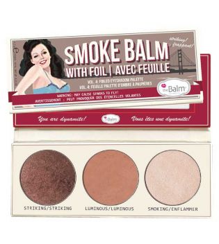The Balm -  Trio de sombras Smoke Balm 4 - foiled eyeshadow palette