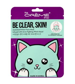 The Crème Shop - Máscara Facial - Be Clear, Skin! Cat