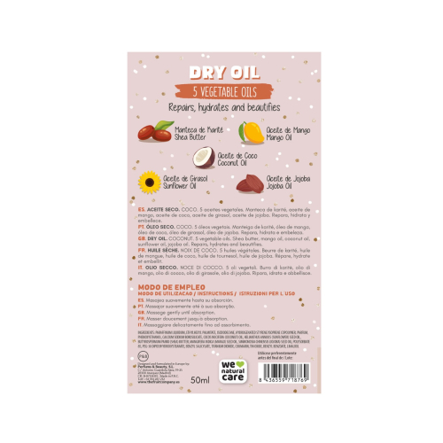 The Fruit Company - Óleo seco com glitter - Coco