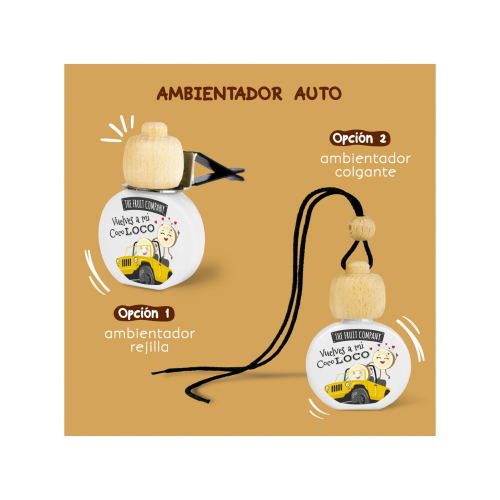 The Fruit Company - Purificador de ar para automóveis - Coco