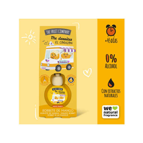 The Fruit Company - Aromatizante de carro - Sorvete de manga