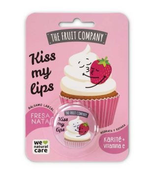 The Fruit Company - Bálsamo para lábios Kiss My Lips - Morango e creme
