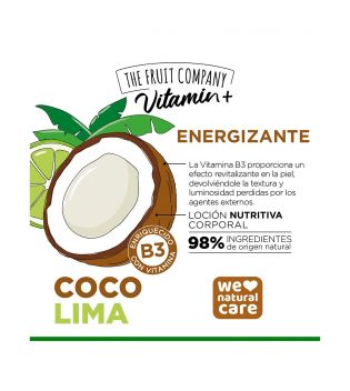 The Fruit Company - Loção Corporal Nutritiva Vitamin+ - Coco Lime